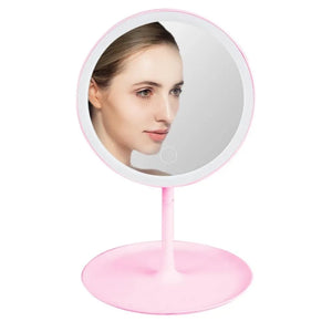 Espejo de Maquillaje Luz Led Recargable